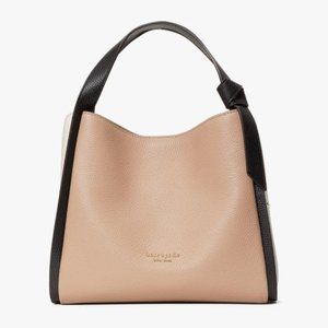 Kate Spade Knott Colorblocked Pebbled Leather Crossbody